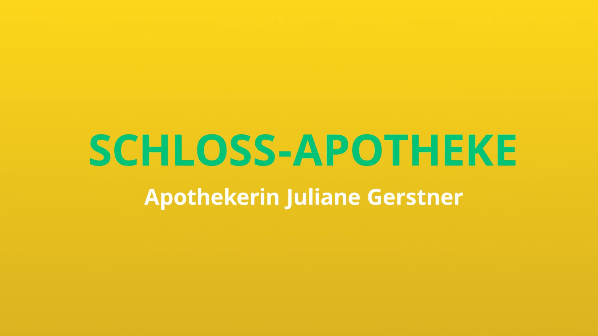 Schloss-Apotheke, Juliane Gerstner e.K.