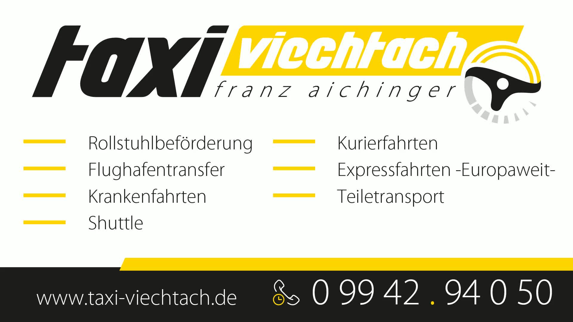 Taxi Viechtach e. K. Inh. Franz Aichinger