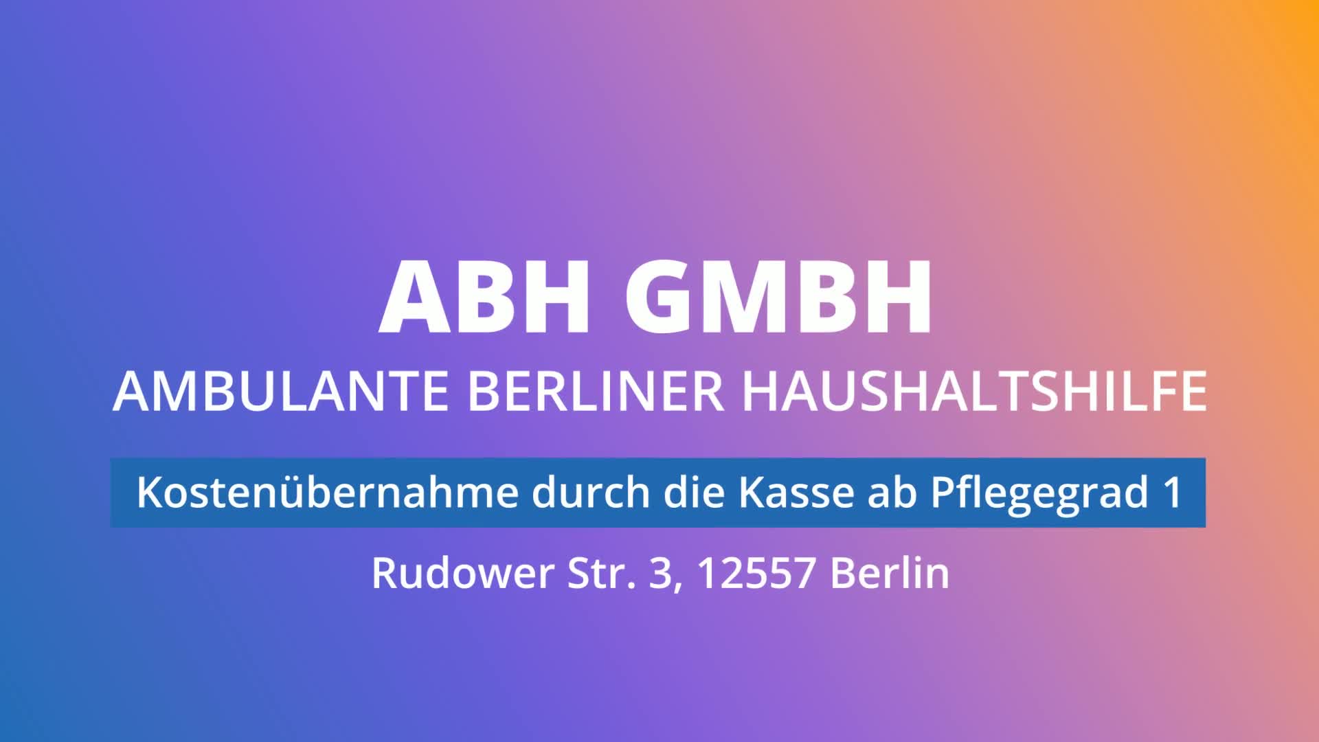 ABH - Ambulante Berliner Haushaltshilfe GmbH