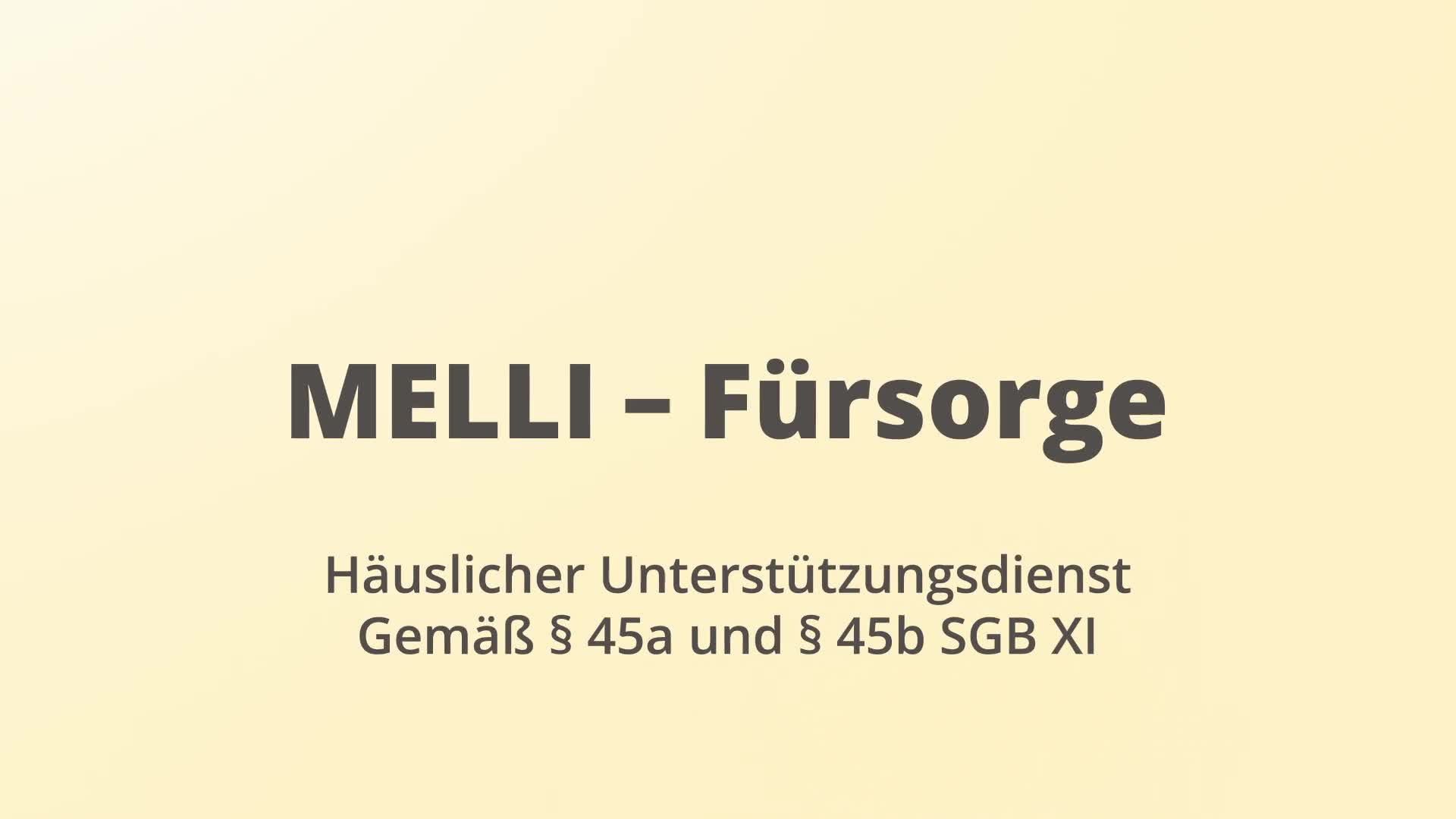 MELLI - Häuslicher Unterstützungsdienst