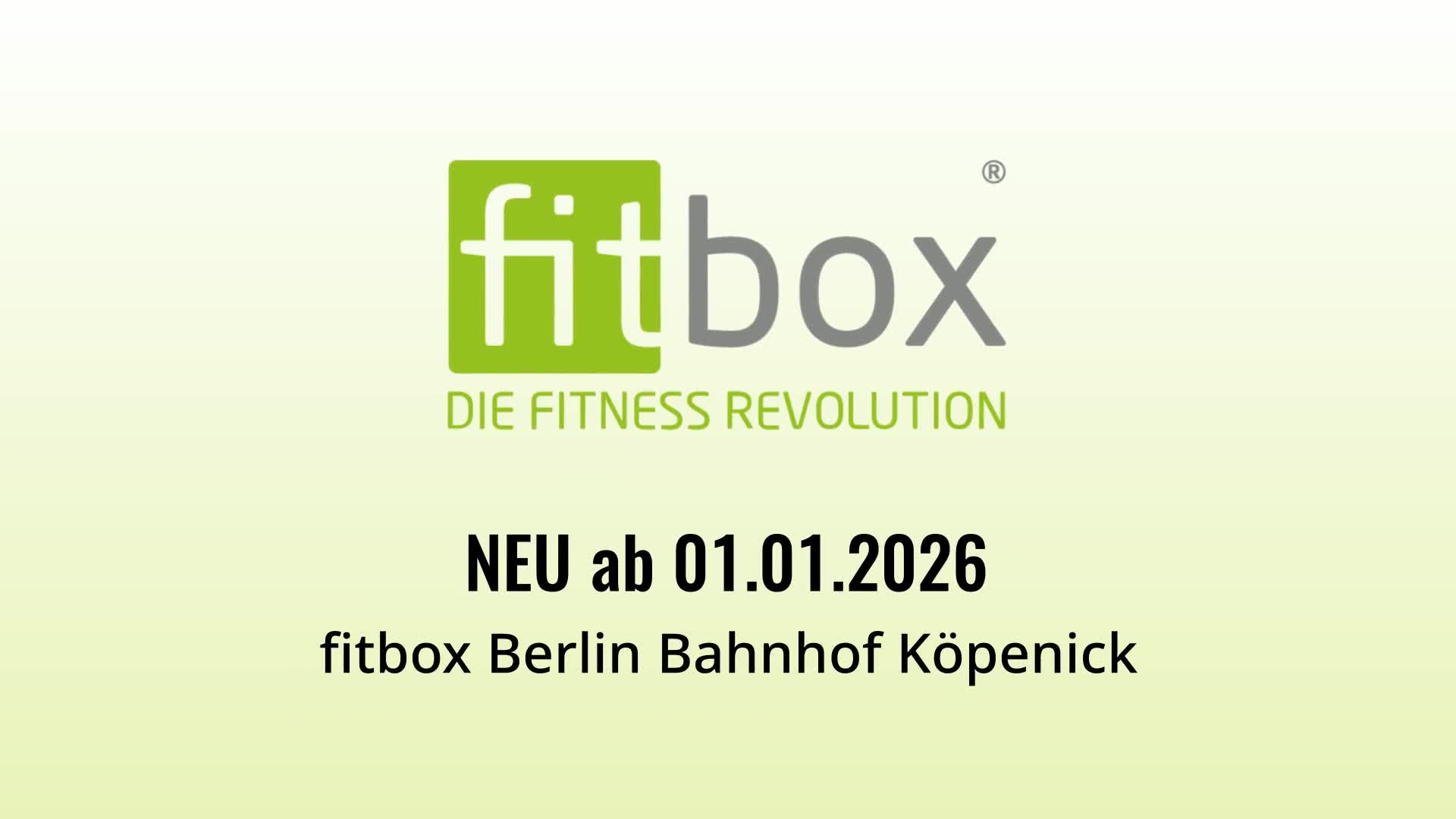 fitbox Berlin Bahnhof Köpenick