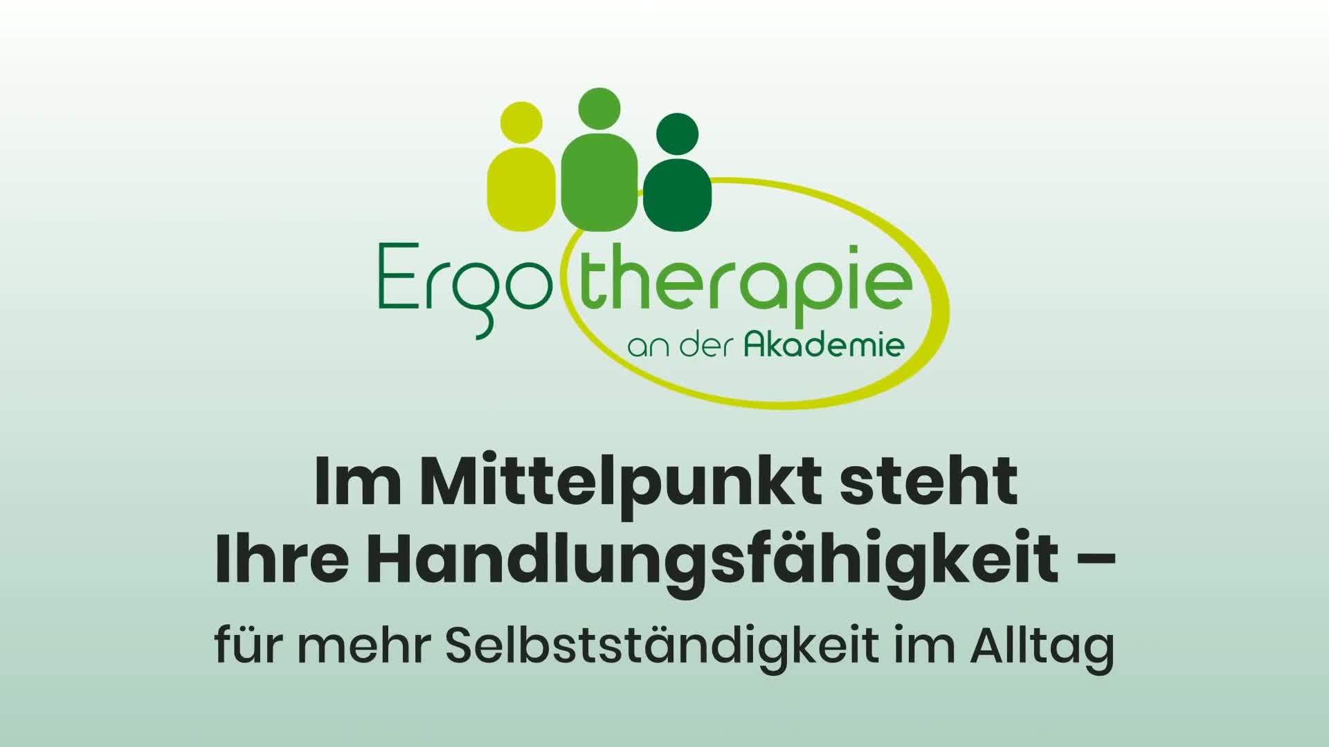 Ergotherapie an der Akademie