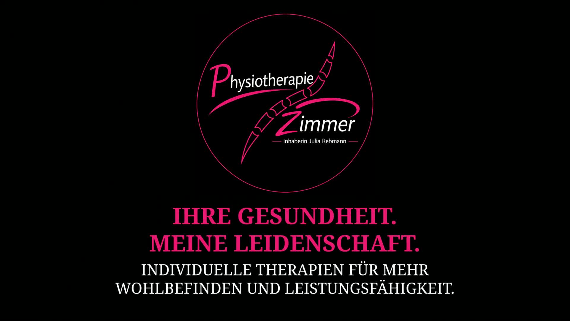 Physiotherapie Zimmer Inhaberin Julia Rebmann